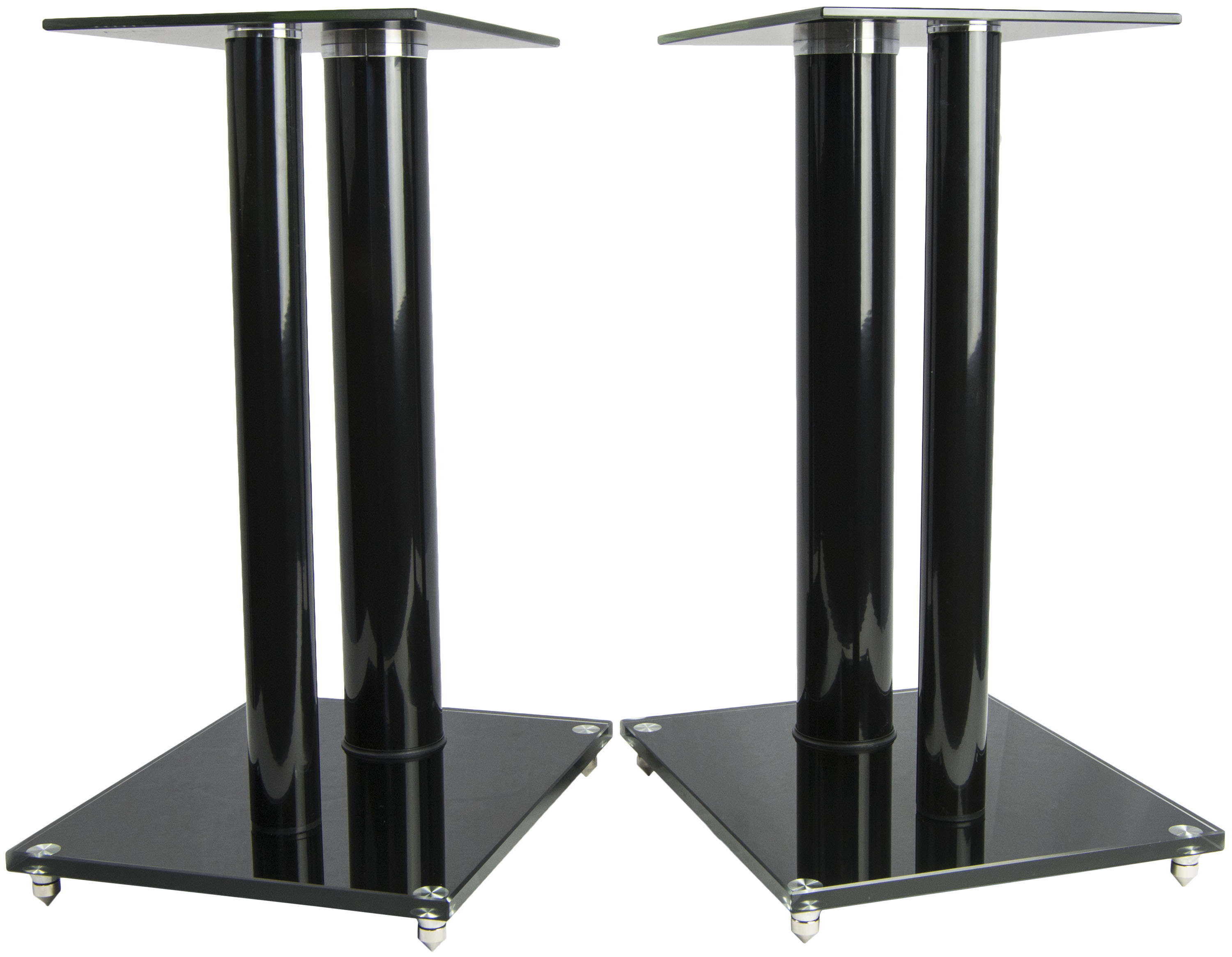 Premium Universal Floor Speaker Stands for Surround Sound & Book Shelf